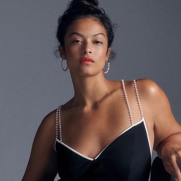 Anthropologie Maeve Pearl-Strap Midi Dress - Picture 10 of 16